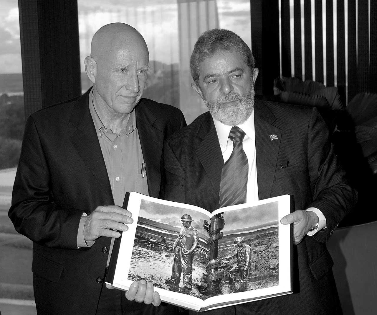 Salgado e il presidente Lula